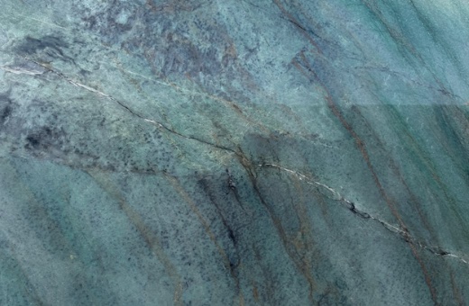 A close-up of the green and blue veining in Sonbori Quartzite
